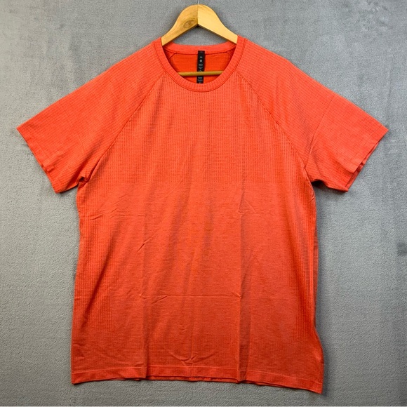 lululemon athletica Other - Lululemon Metal Vent Tech Stretch Jersey T-Shirt in Orange. Men’s Size XXL.